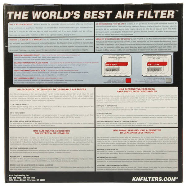 K&N Panel Filter E-0664 Diesel