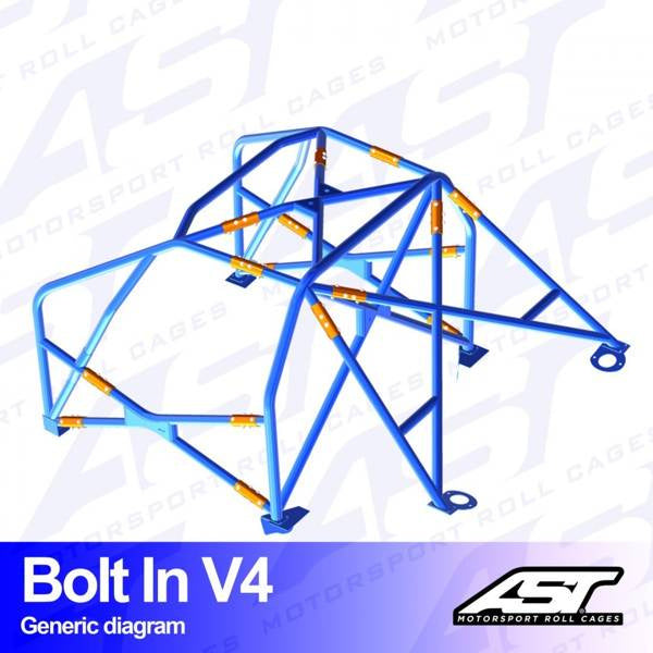 Roll Cage BMW (E30) 3-Series 4-doors Sedan RWD BOLT IN V4