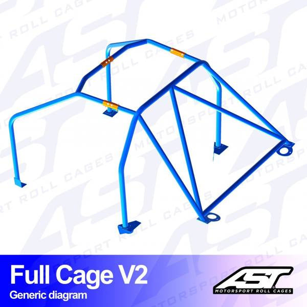 Überrollkäfig MAZDA RX-8 (SE3P) 4-Türer Coupé FULL CAGE V2