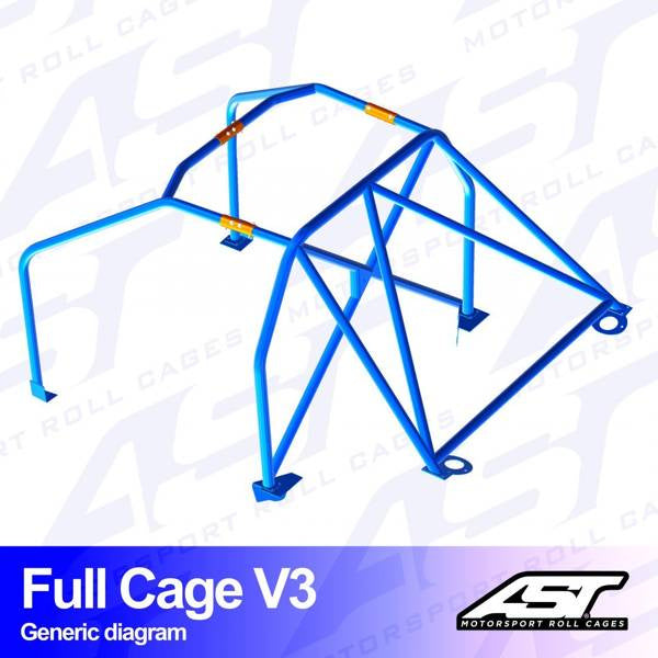 Überrollkäfig MAZDA RX-8 (SE3P) 4-Türer Coupé FULL CAGE V3
