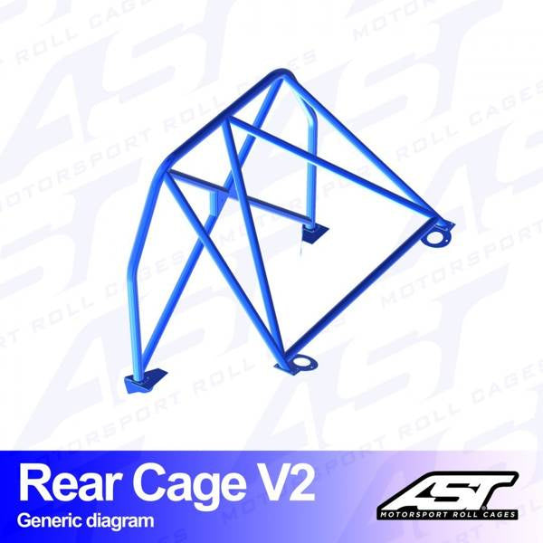 Überrollbügel MAZDA RX-7 (FD) 3-Türer Coupé HECKKÄFIG V2