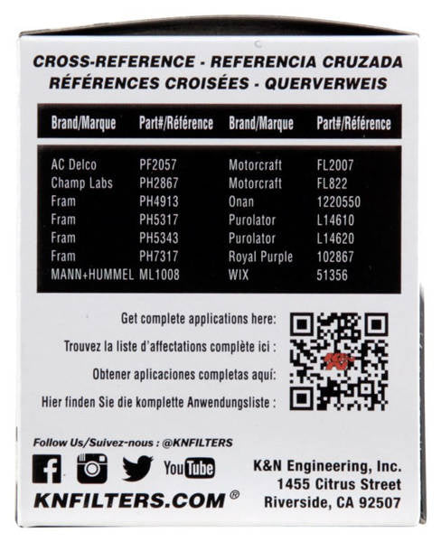 K&N Oil Filter PS-1010