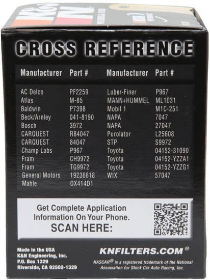 K&N Oil Filter PS-7020