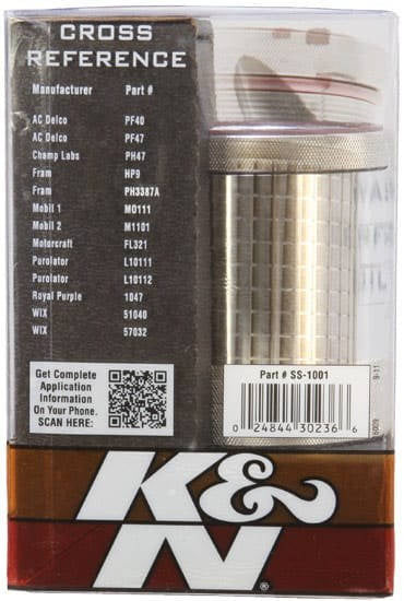 K&N Oil Filter SS-1001
