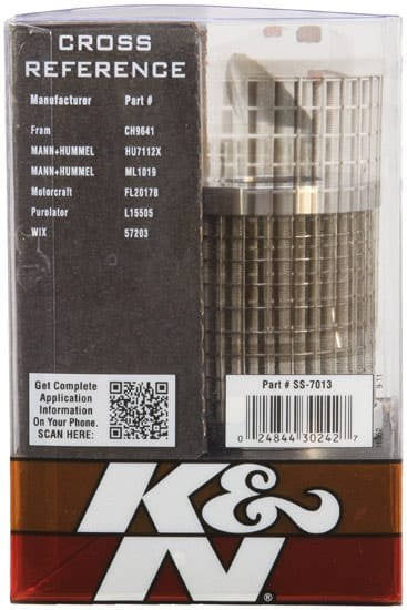 K&N Oil Filter SS-7013