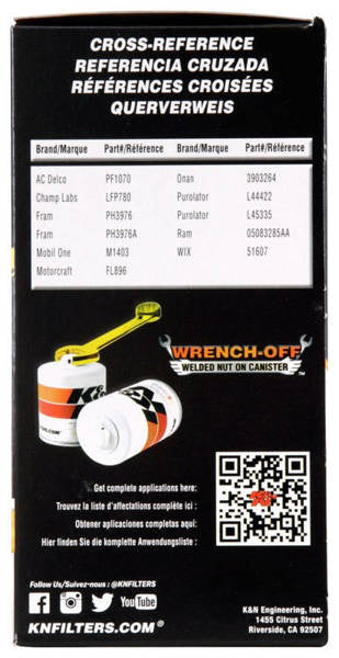 K&N Oil Filter HP-4003