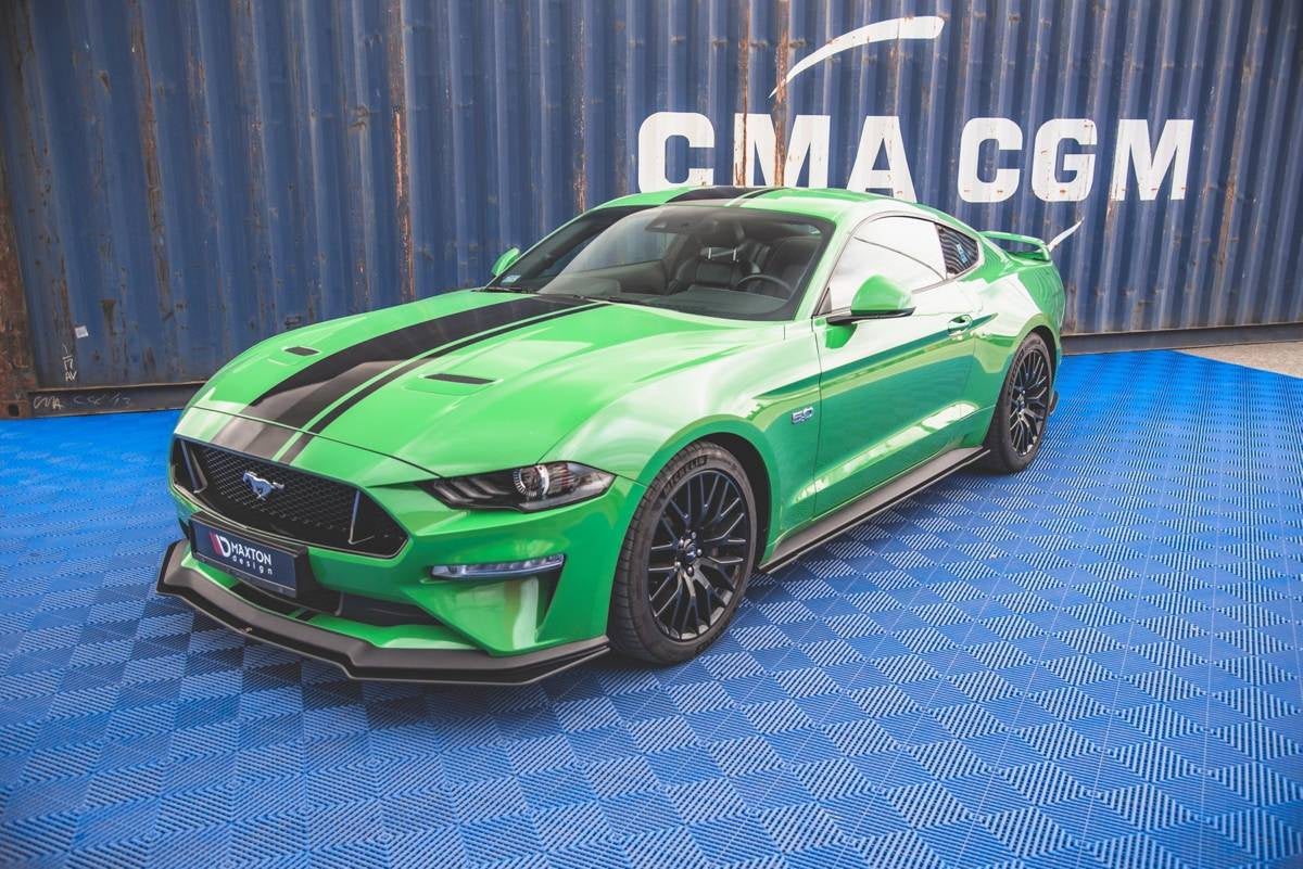 Diffuser Ford Mustang VI GT Facelift Side Skirts Street Pro v.1 Black