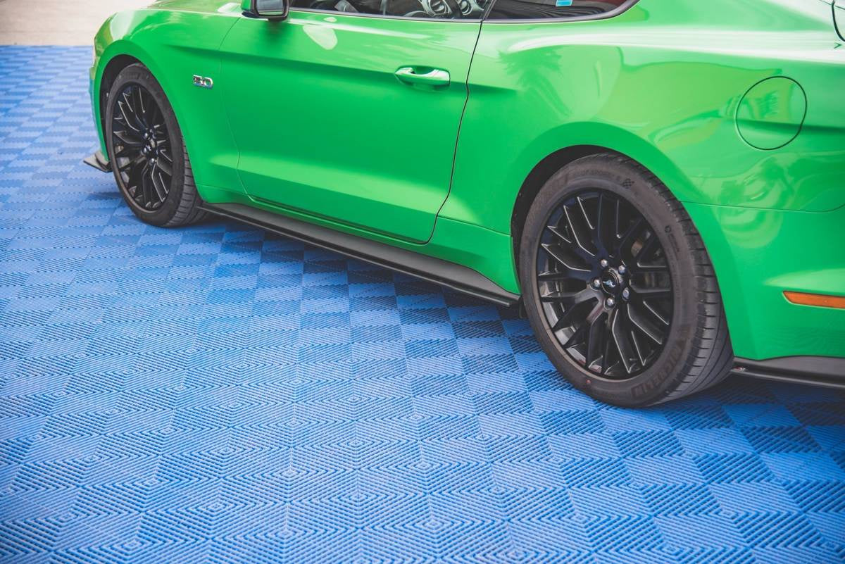Diffuser Ford Mustang VI GT Facelift Side Skirts Street Pro v.1 Black