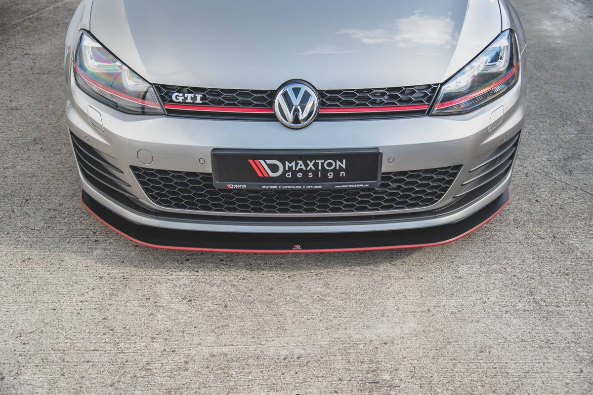 Splitter Volkswagen Golf 7 GTI Front Racing Durability Black