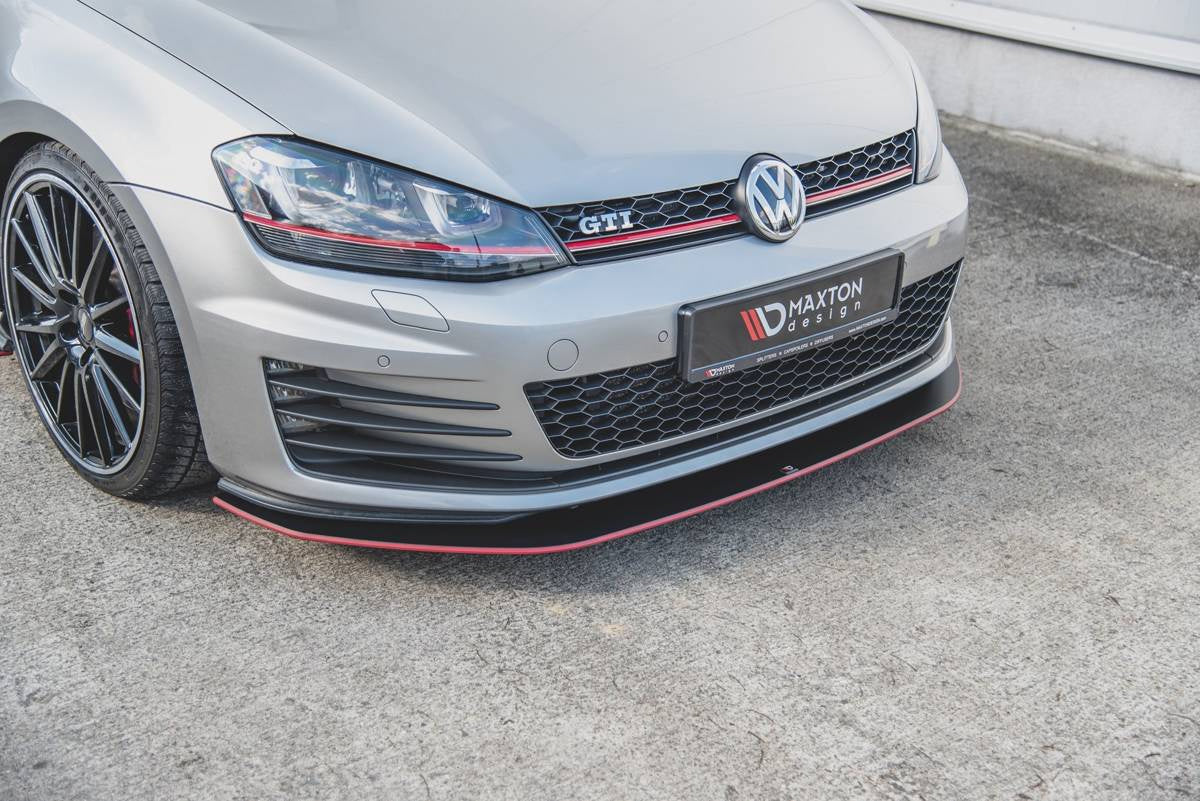 Splitter Volkswagen Golf 7 GTI Front Racing Durability Black