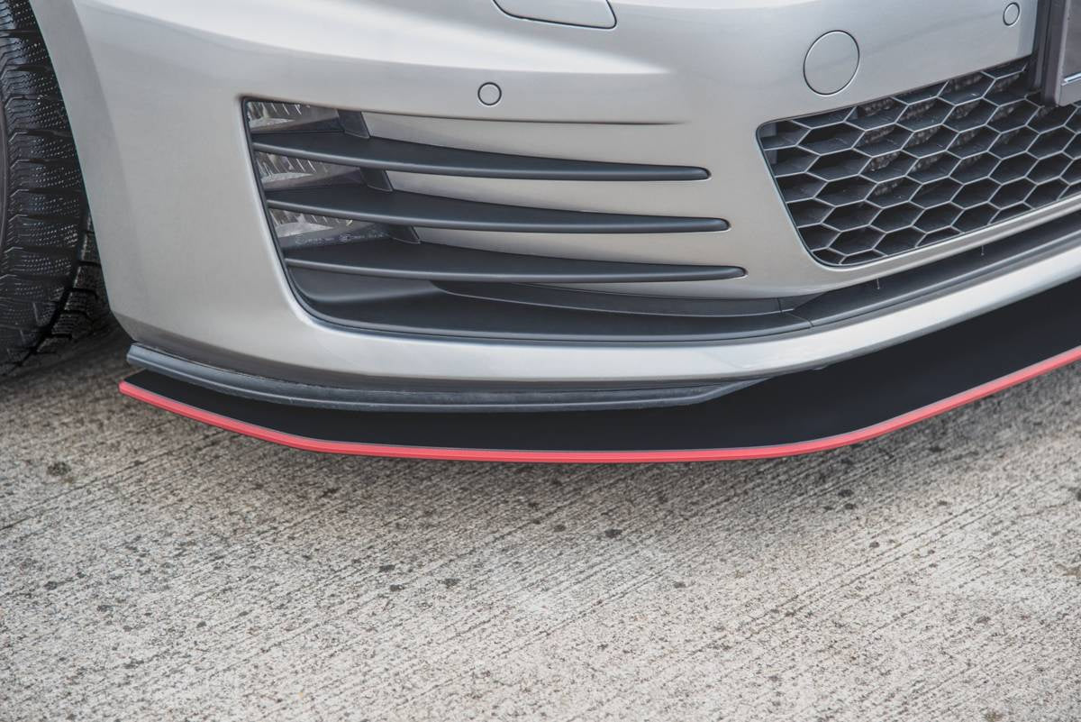 Splitter Volkswagen Golf 7 GTI Front Racing Durability Black