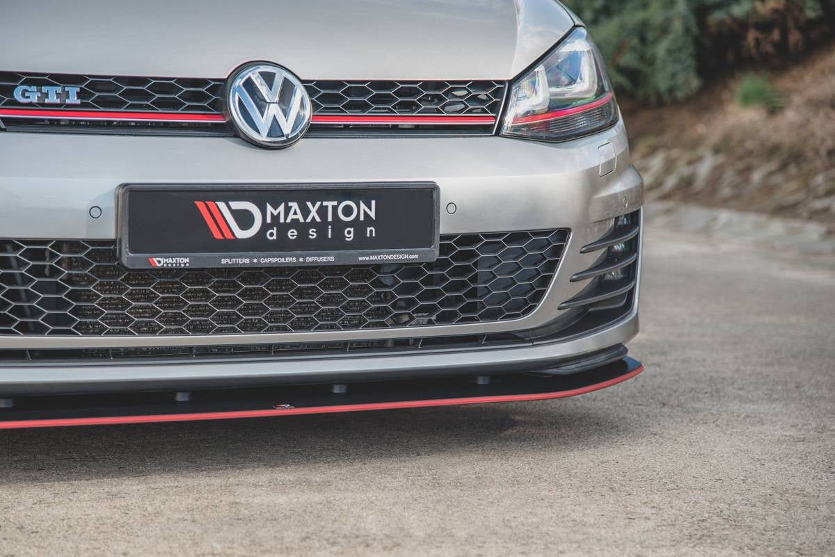 Splitter Volkswagen Golf 7 GTI Front Racing Durability Black