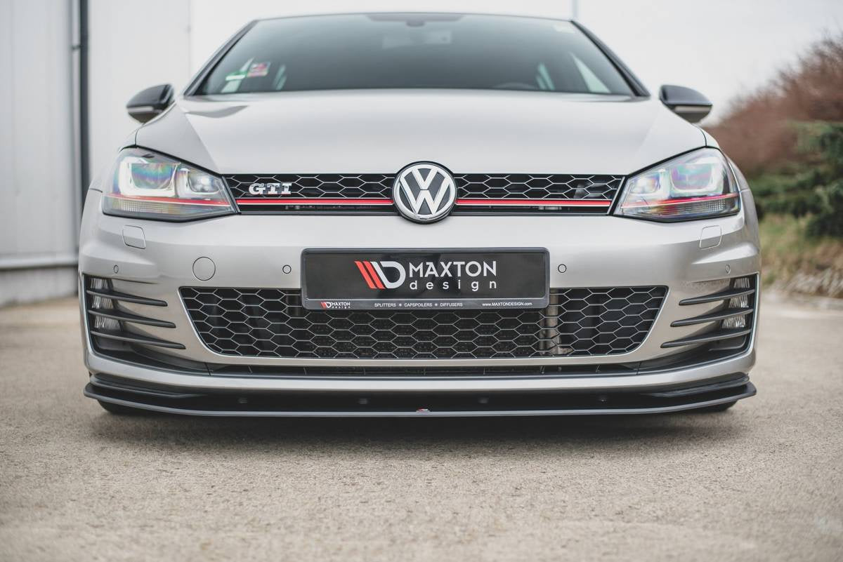 Splitter Volkswagen Golf 7 GTI Front Racing Durability Black