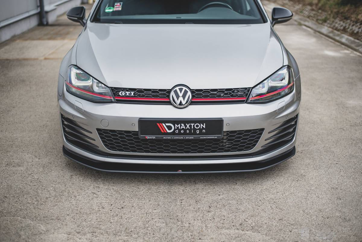 Splitter Volkswagen Golf 7 GTI Front Racing Durability Black