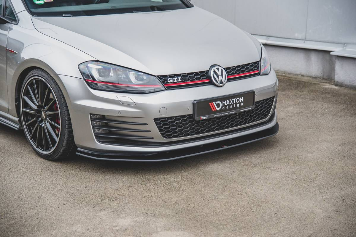 Splitter Volkswagen Golf 7 GTI Front Racing Durability Black