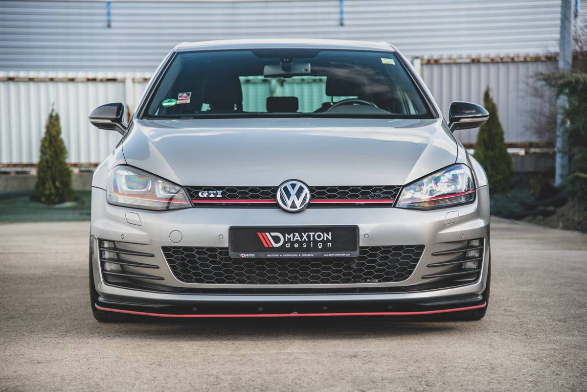 Splitter Volkswagen Golf 7 GTI Front Racing Durability Black