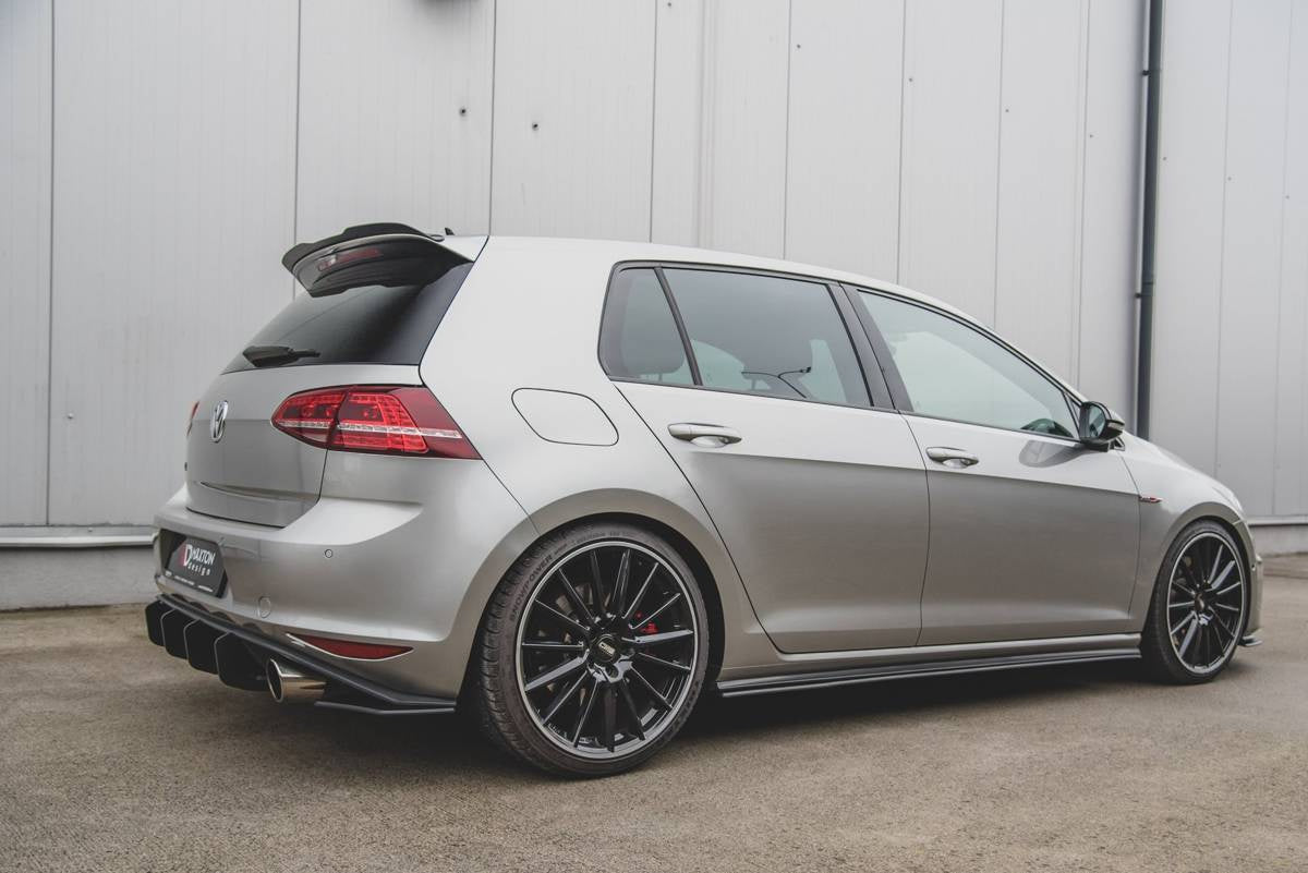 Diffuser Volkswagen Golf 7 GTI Side Skirts Racing Black