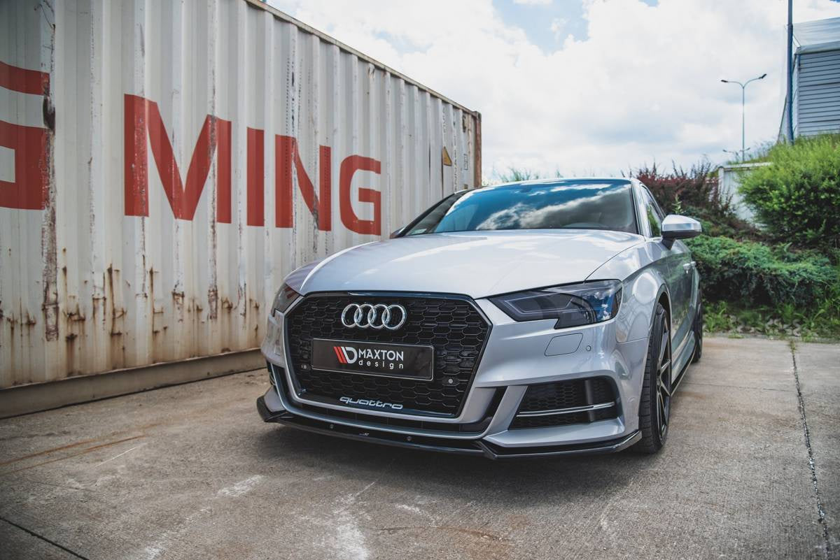 Splitter Audi A3 8V Facelift Front v.3 Gloss Black