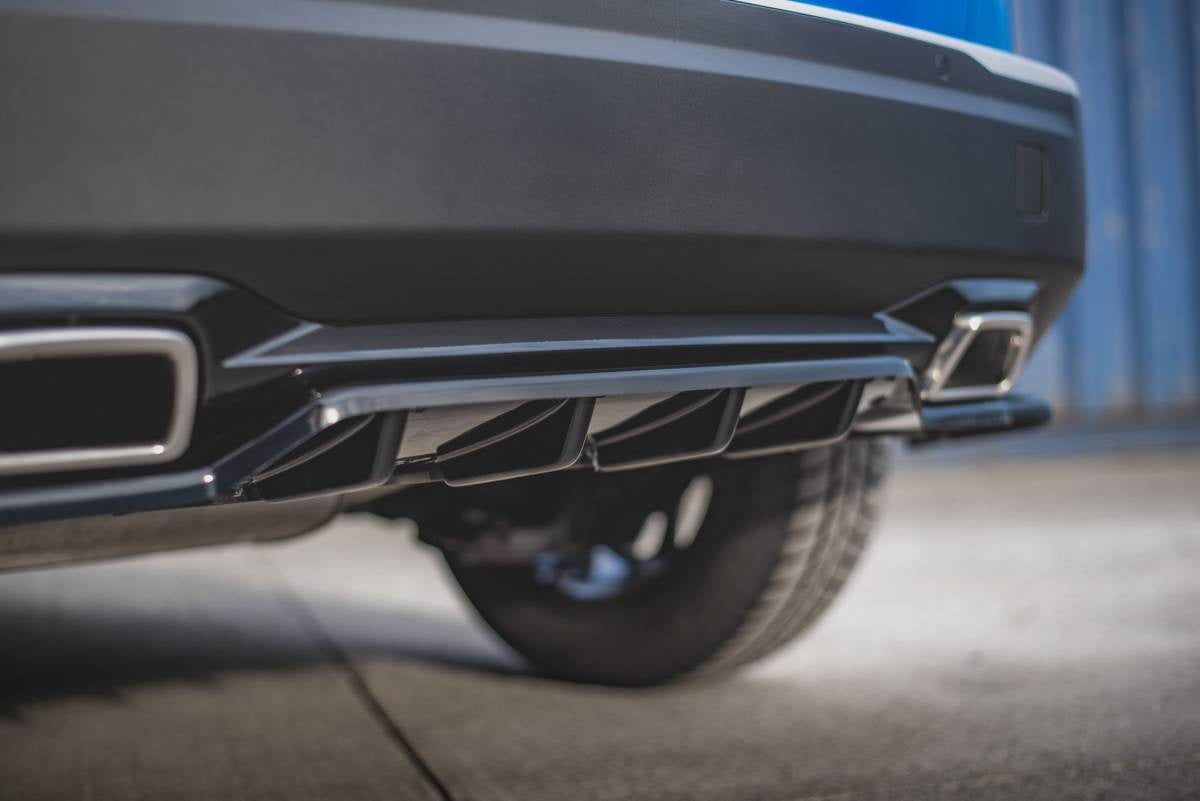 Splitter Peugeot 2008 II - Heckmittelteil mit Diffusor Hochglanz Schwarz