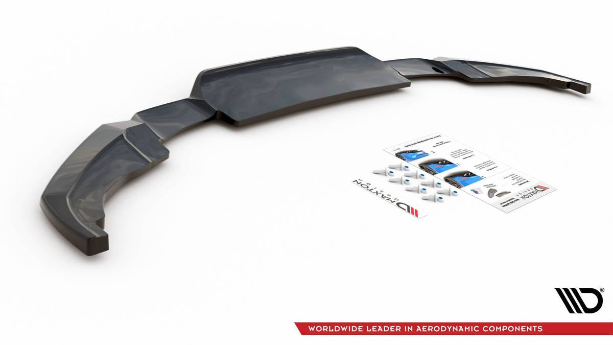 Splitter Peugeot 2008 II - Heckmittelteil mit Diffusor Hochglanz Schwarz