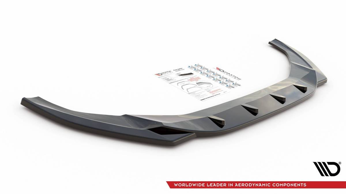 Splitter Audi A5 F5 Facelift S-Line Front v.1 Hochglanz Schwarz