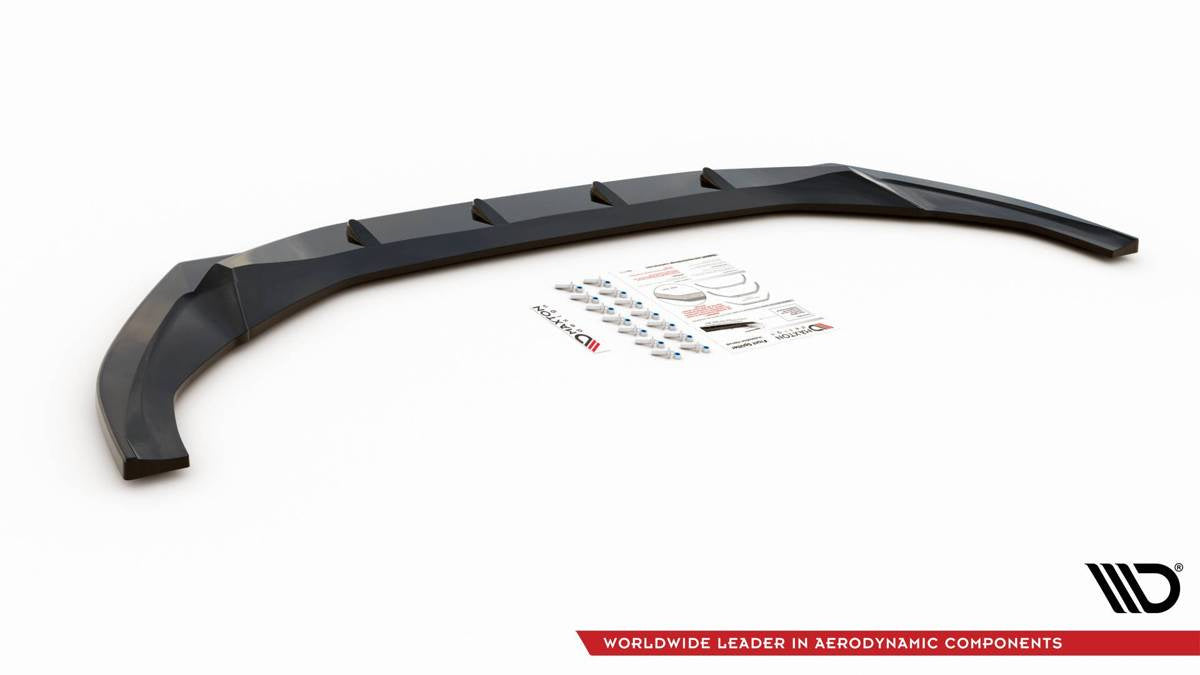 Splitter Audi A5 F5 Facelift S-Line Front v.1 Hochglanz Schwarz