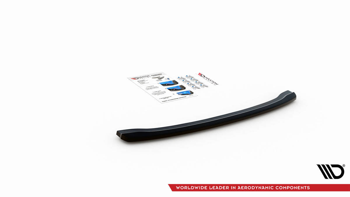 Splitter BMW 5 G30 Heck Mitte Hochglanz Schwarz