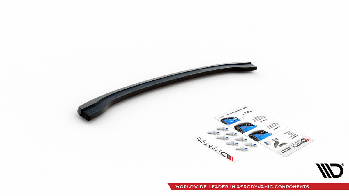 Splitter BMW 5 G30 Heck Mitte Hochglanz Schwarz