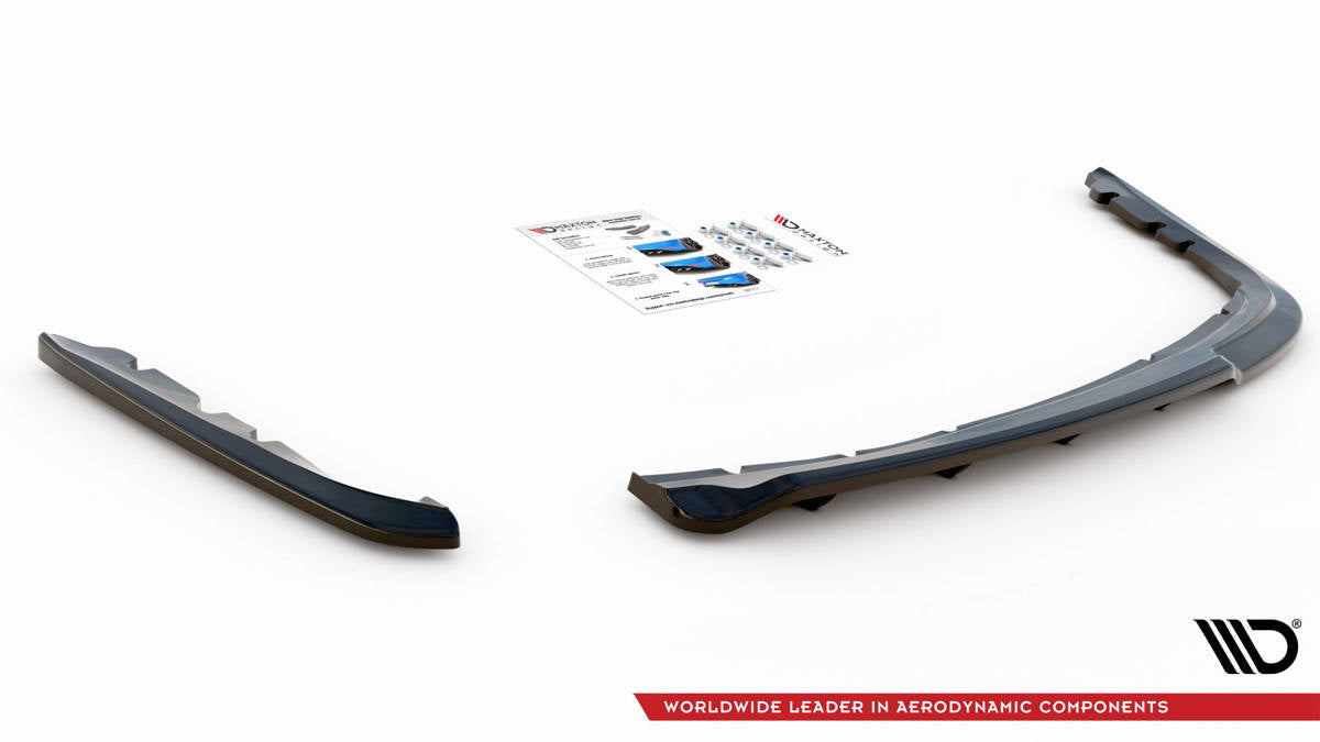 Splitter BMW 3 E90 Heck Mittelteil mit Diffusor Hochglanz Schwarz