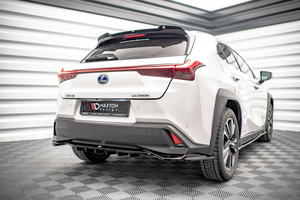 Splitter Lexus UX I Heck Mittelteil mit Diffusor Hochglanz Schwarz