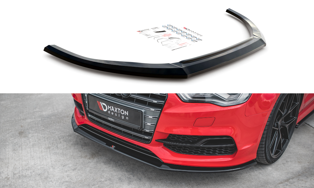 Splitter Audi A3 8V Front v.1 Hochglanz Schwarz
