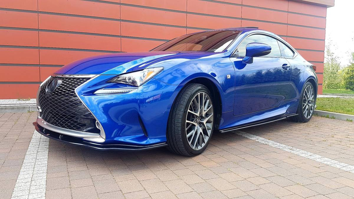 Splitter Lexus RC Front v.2 Hochglanz Schwarz