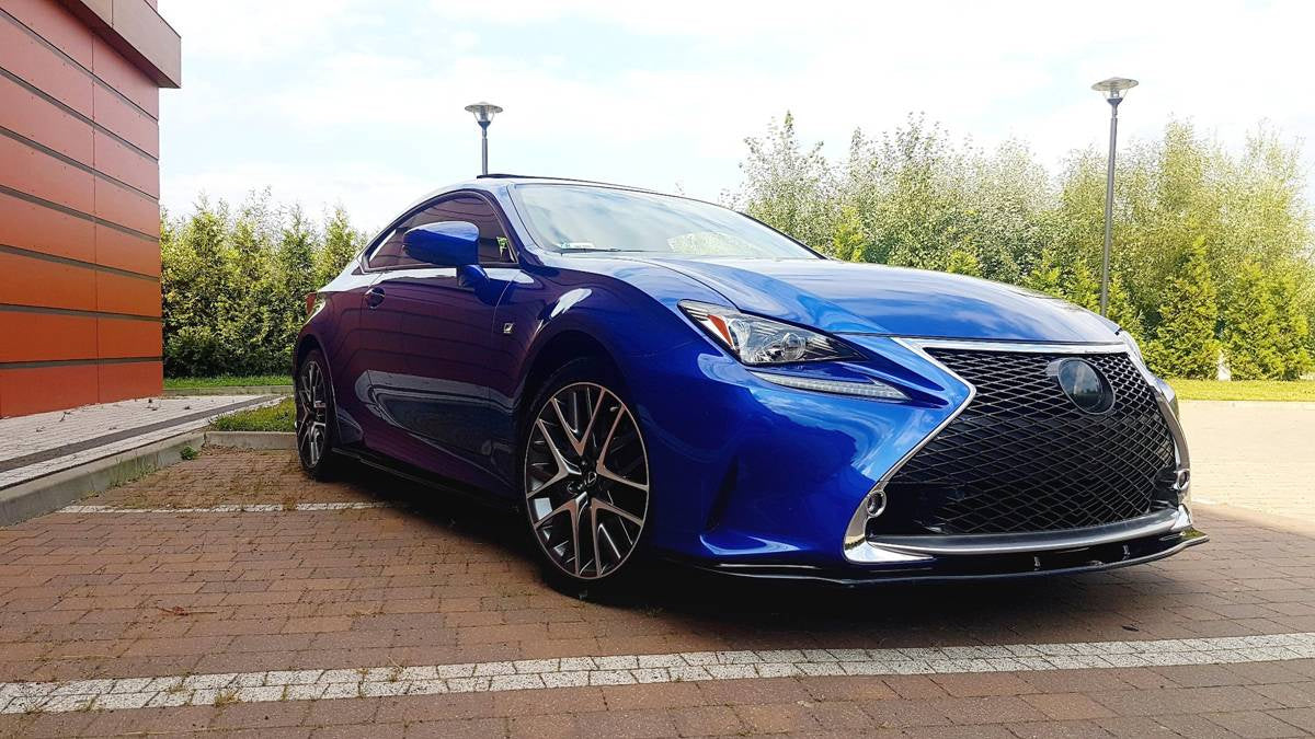 Splitter Lexus RC Front v.2 Hochglanz Schwarz