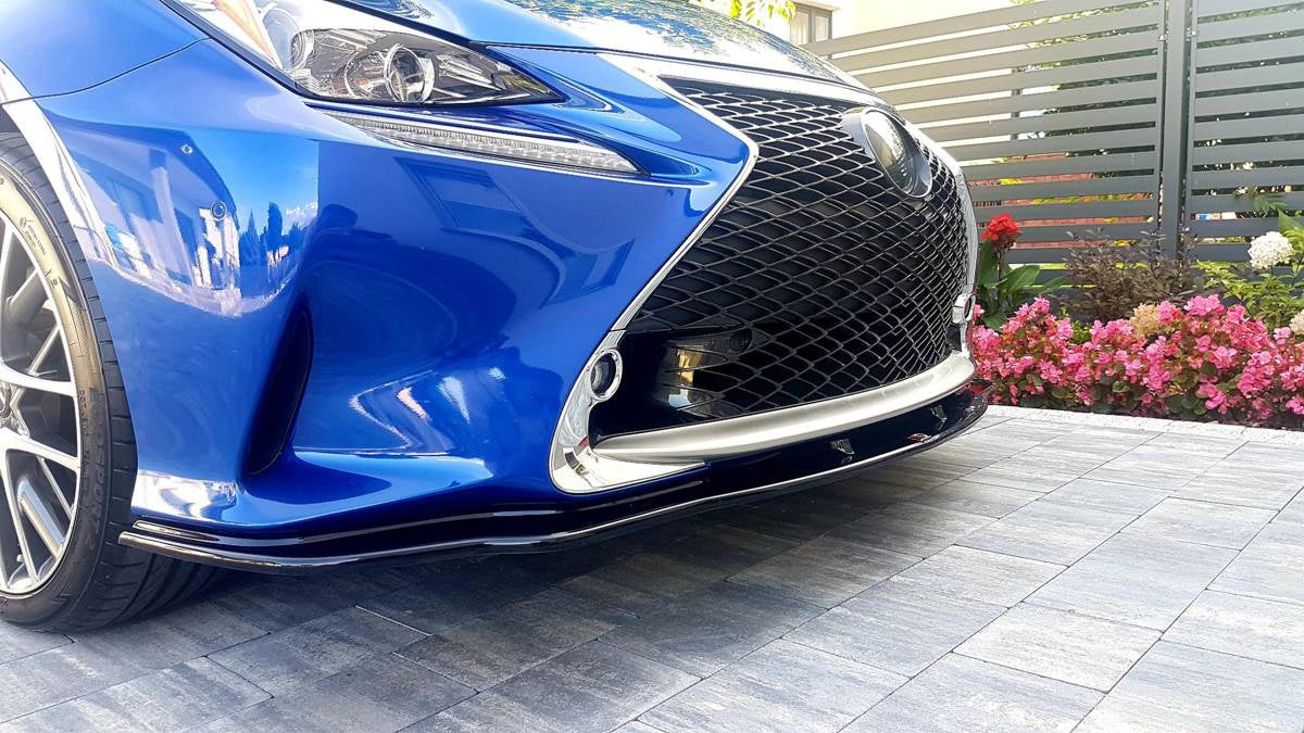 Splitter Lexus RC Front v.2 Hochglanz Schwarz