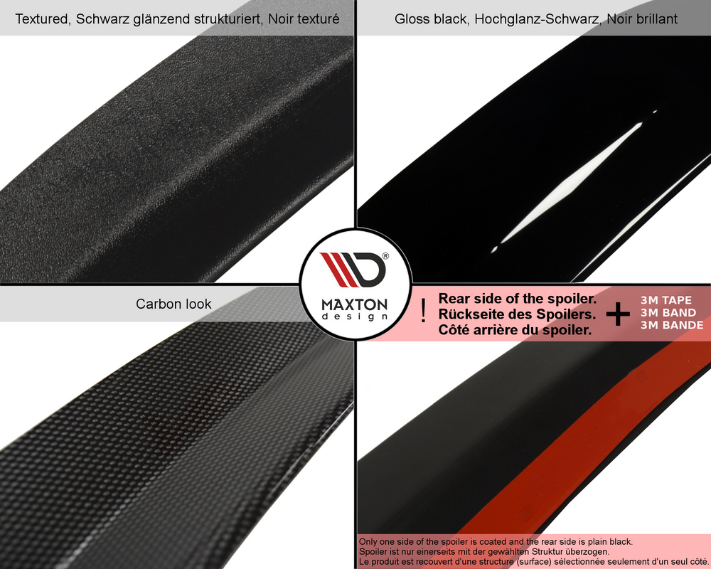 Spoiler Cap Volvo V40 Gloss Black