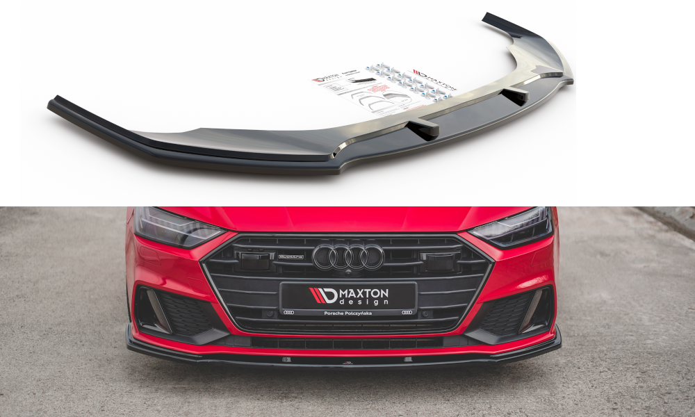 Splitter Audi A7 C8 S-Line Front v.2 Gloss Black