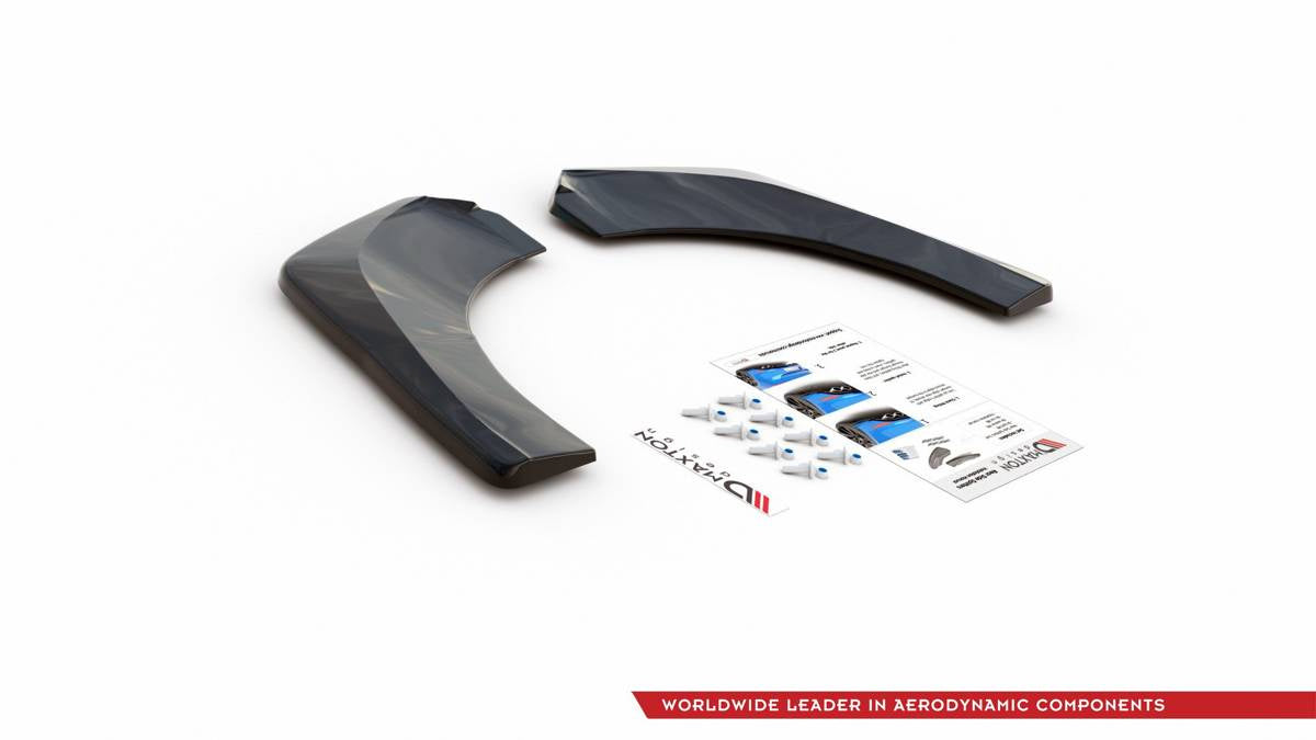 Splitter Skoda Kodiaq I Sportline Rear Side Gloss Black