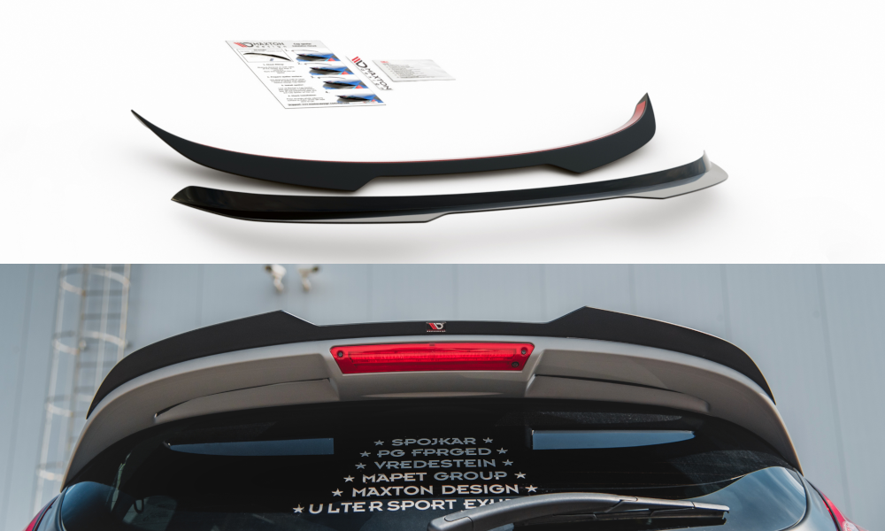 Spoilerkappe Ford Fiesta VII Facelift ST Hochglanz Schwarz
