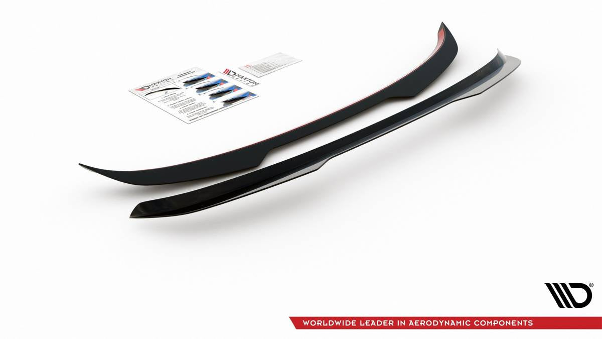 Spoilerkappe Ford Fiesta VII Facelift ST Hochglanz Schwarz
