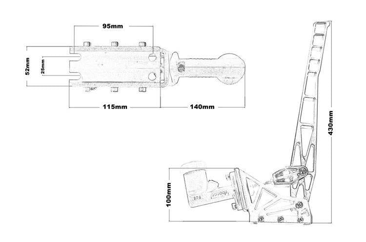 Hydraulische Handbremse Reservoir OBP
