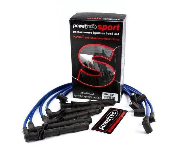 PowerTEC Zündkabel AUDI 90 200 COUPE 2.0 2.2. 2.3L 88-94 ROT