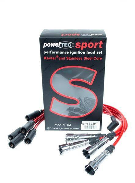 PowerTEC Zündkabel AUDI A6 COUPE CABRIOLET 1.8-2.8L 89-00 ROT