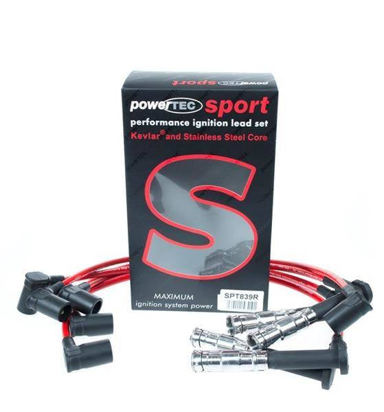 PowerTEC Zündkabel MERCEDES-BENZ 190E 2.3 2.5L 84-93 ROT