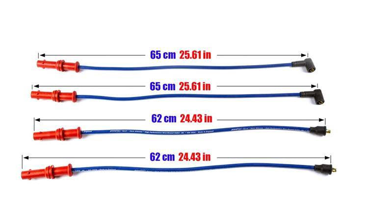 PowerTEC Zündkabel SUBARU FORESTER LEGACY IMPREZA EJ16-EJ22 92-02 ROT
