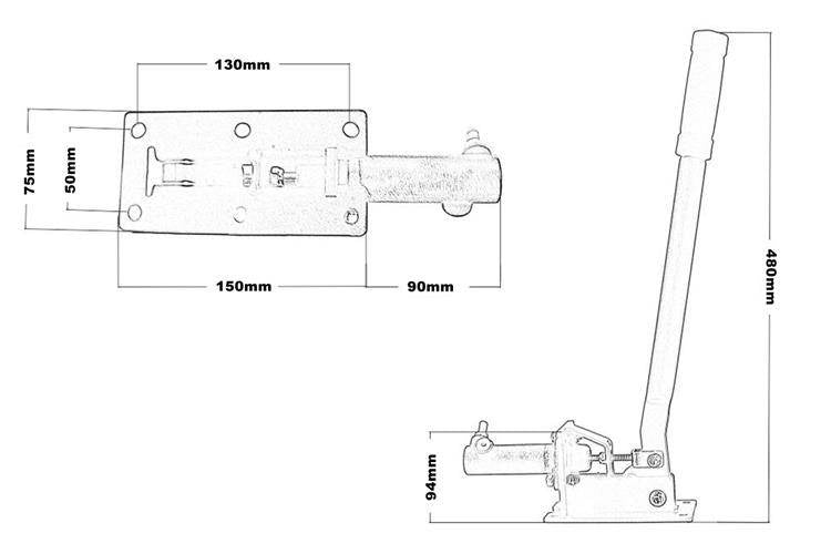 Hydraulische Handbremse Zero One