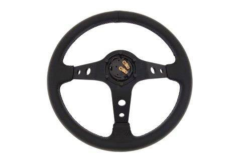 Steering wheel Pro 350mm offset:80mm Leather Black