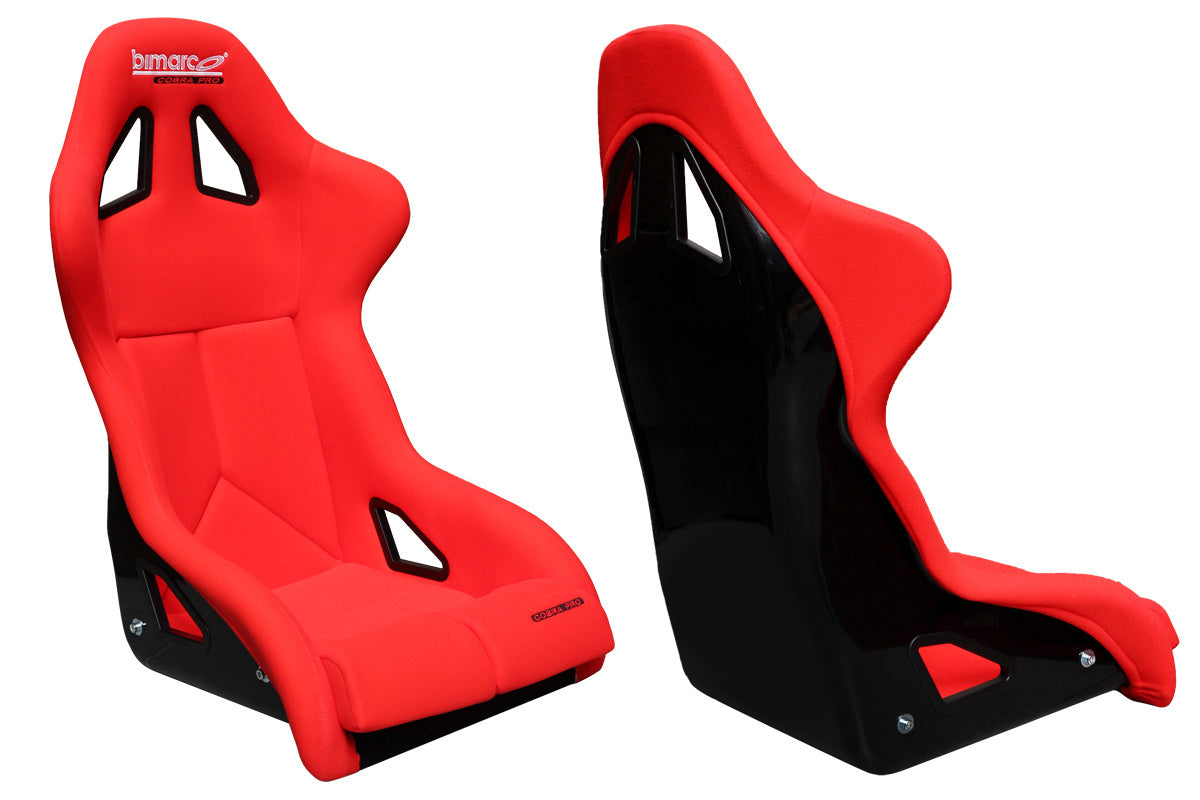 Rennsitz Bimarco Cobra PRO Velours Rot FIA