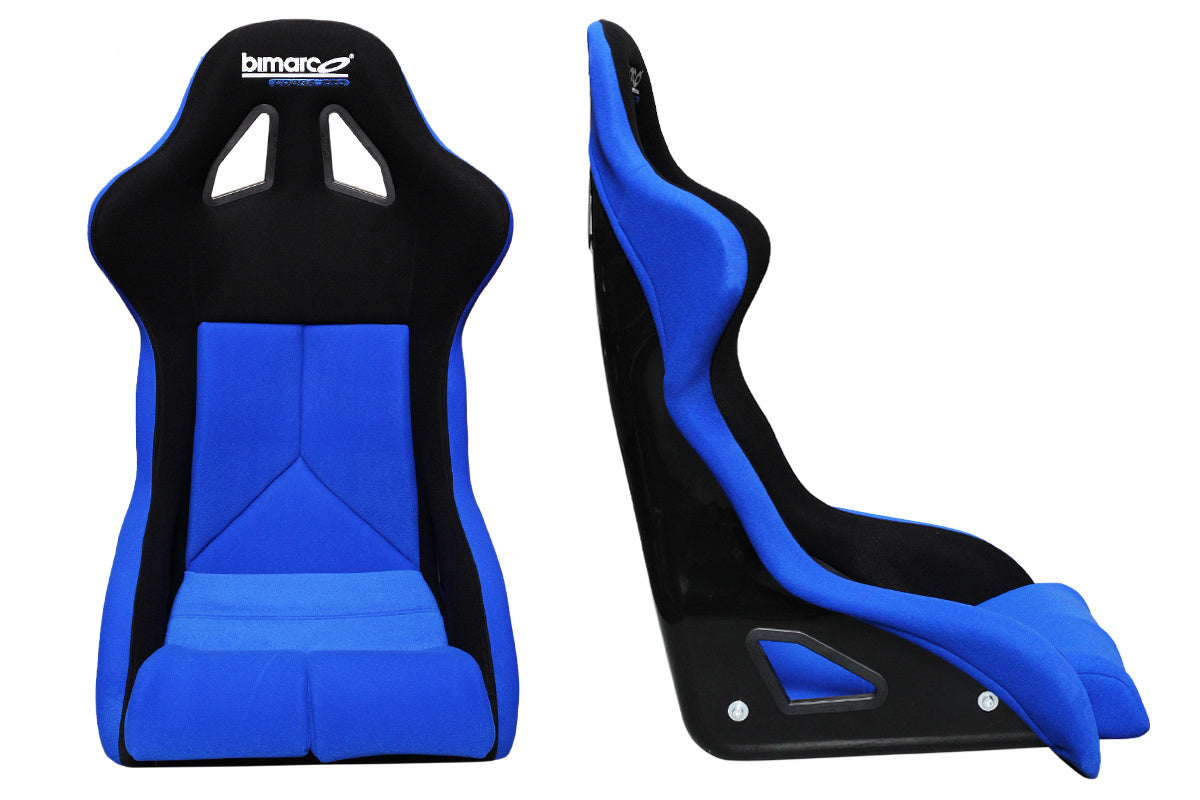 Racing Seat Bimarco Cobra PRO Welur Blue-Black FIA