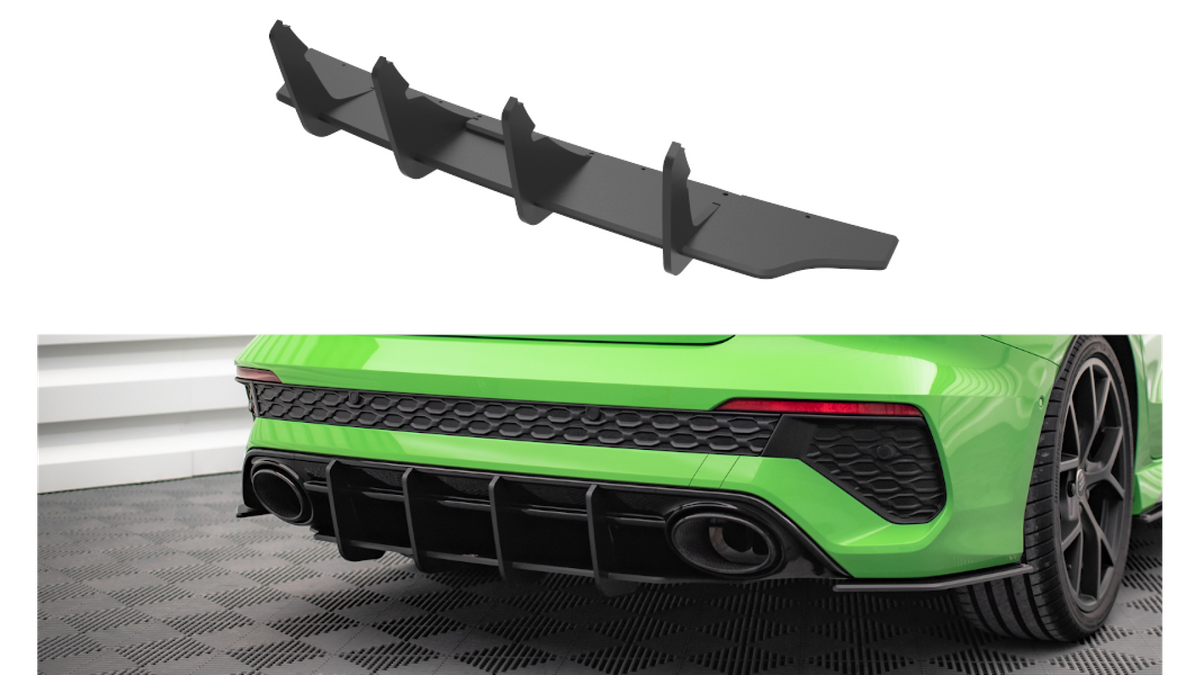 Diffuser Audi RS3 8Y Rear Street Pro Black