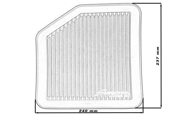 Simota Panelfilter OT016 240x237mm